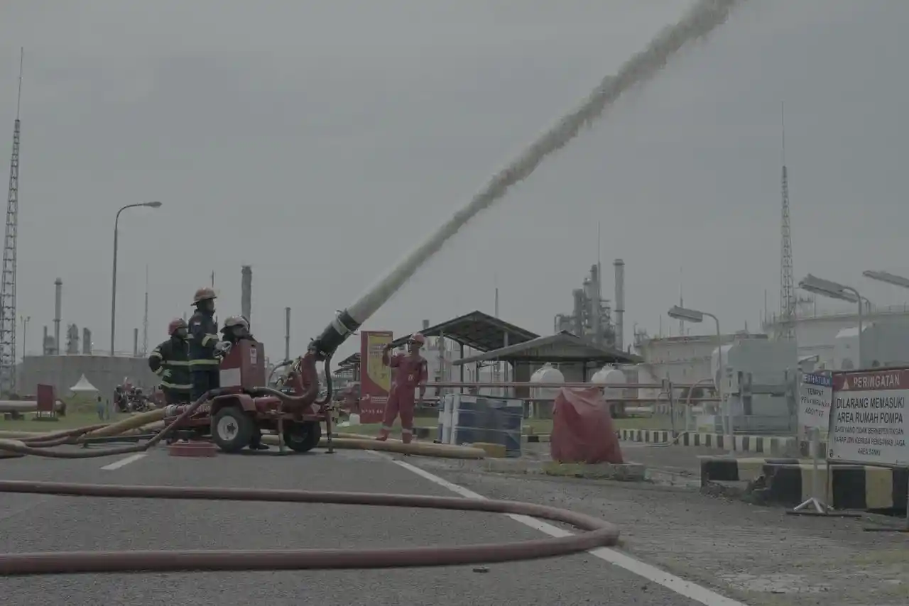 Kilang Balongan Gelar Latihan Darurat Berskala Besar